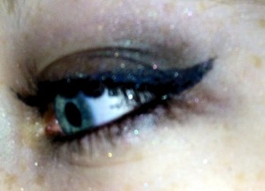 Did lil sis eye makeup<3 she loved it(: 