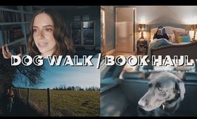 DOG WALK + NEW JEANS + BOOK HAUL VLOG | sunbeamsjess