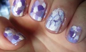 Dot Nails (Purple) Tutorial