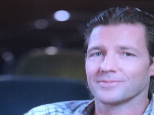 a still photo from the set of my American Express Commercial starring, Ed Burns