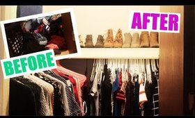 ORGANIZE MY CLOSET WITH ME!