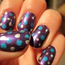 Purple with Dots