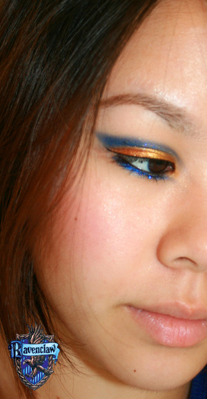 Ravenclaw eyes! I think this is my favorite look!