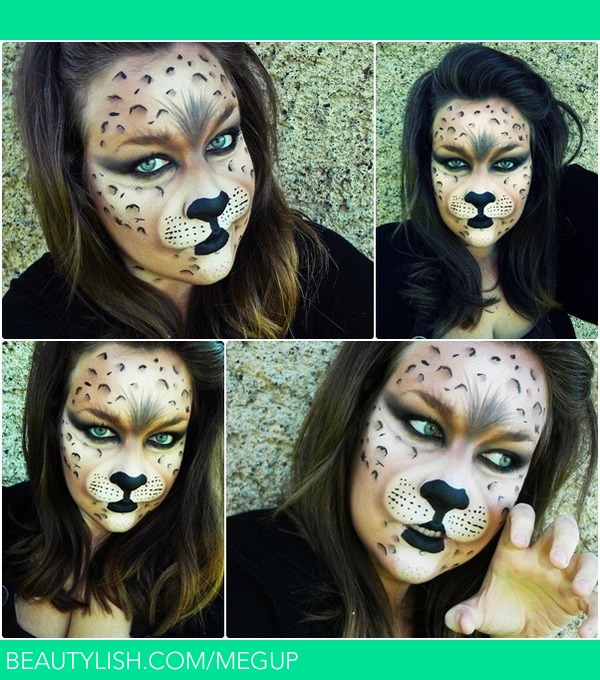 Leopard face paint ! | Meg W.'s (MegUp) Photo | Beautylish