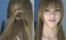 Super Cute Knotted Hairstyle for the Fall and Winter