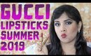 GUCCI BEAUTY LIPSTICKS Summer 2019 Part II: Neutral Roses Swatches, Review