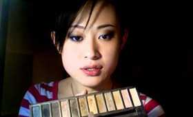 Black Golden Smokey Eye Look
