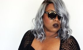 Fifty Shades of Grey PT 2 || How I Got My Steel Grey Bob || Ft Eva Wigs & Adore Platinum Dye