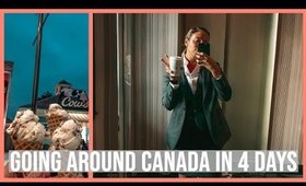 A TRIP AROUND CANADA IN 4 DAYS | The Life of a Flight Attendant | Mariah Alexandra