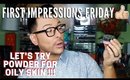 The Best Loose Powder for Oily Acne Prone Skin? First Impressions Friday | mathias4makeup