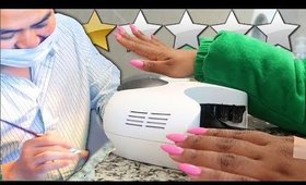 GETTING MY NAILS DONE AT LOW REVIEWED NAIL SALON! PLOT TWIST