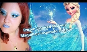 Frozen inspired Makeup Collab Elsa - Maquillaje inspirado en Elsa de Disney