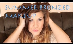 Summer Bronzed Makeup Look | elliewoods