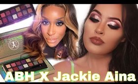 Jackie Aina X ABH Palette Tutorial I Jeffree Star X  Morphe  & MoRe! #makeuptutorial
