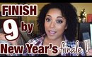 Finish 9 By New Year's FINALE ! | I'm OFFICIALLY ON A NO BUY | PROJECT PAN 2017 | MelissaQ|