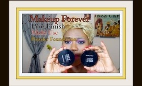 MAKEUP FOREVER Pro Finish Multi-Use Powder Foundation REVIEW & DEMO