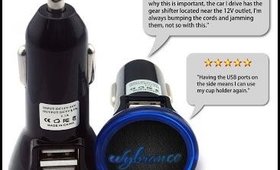 Wybrance Dual Port USB Car Charger