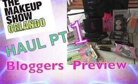 MAKEUP SHOW HAUL PT1 (BLOGGERS BAG) GlaMarcoux