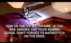 "Sewing with the PKFASHIONSISTA"-How to Sew A French Seam