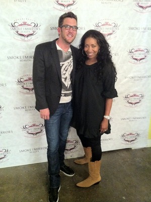 With Stephen Moleski at his lash event in Atl