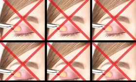 THE NUMER ONE EYESHADOW MISTAKE WE ALL MAKE!