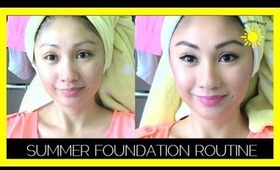 GET READY WITH ME! SUMMER FOUNDATION ROUTINE!