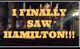 I FINALLY SAW HAMILTON! #HamiltonCHI