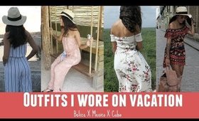 What I Wore On Vacation With JustFashionNow | Belize, Mexico, Cuba