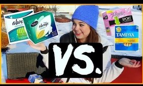 Tampons VS. Pads #PERIODTALK