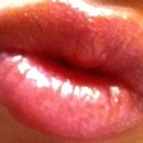 lips sparkly pink(: