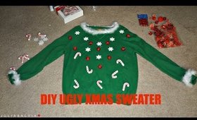 LAST MINUTE DIY Ugly Christmas Sweater | Collab with Mac&Chic