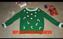 LAST MINUTE DIY Ugly Christmas Sweater | Collab with Mac&Chic