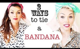 How To Tie A Bandana 2 Ways