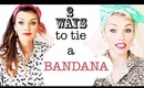 How To Tie A Bandana 2 Ways