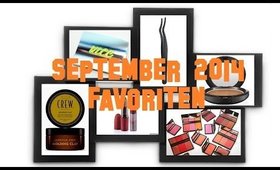 Meine September 2014 Favoriten