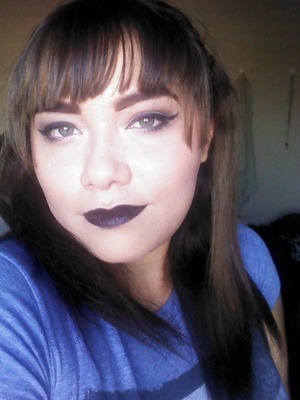 With Halloween just around the corner, I wanted to wear some witchy black lips