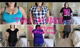 PLUS SIZE TRY ON HAUL | BASICS