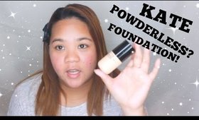 Kate Powderless Foundation Review !