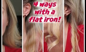 4 ways to use a flat iron!