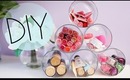 DIY Candle Jar Organizer & Ideas to Recycle Candle Jars {Makeup organizer}