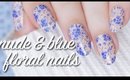 Floral Nails Using Only Two Polishes! | Lacquerstyle