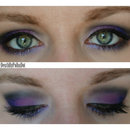 Purple Ombré Makeup