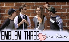 Emblem 3's Guy Advice About Love! | LoveLaurenElizabeth