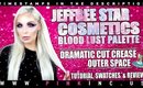 Jeffree Star Cosmetics Blood Lust | Dramatic Cut Crease Tutorial, Swatches, & Review | Tanya Feifel