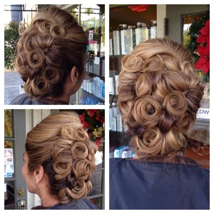 Updo i did today :)