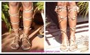 How To DYI Gladiator Sandals