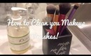 DIY How to clean your makeup brushes