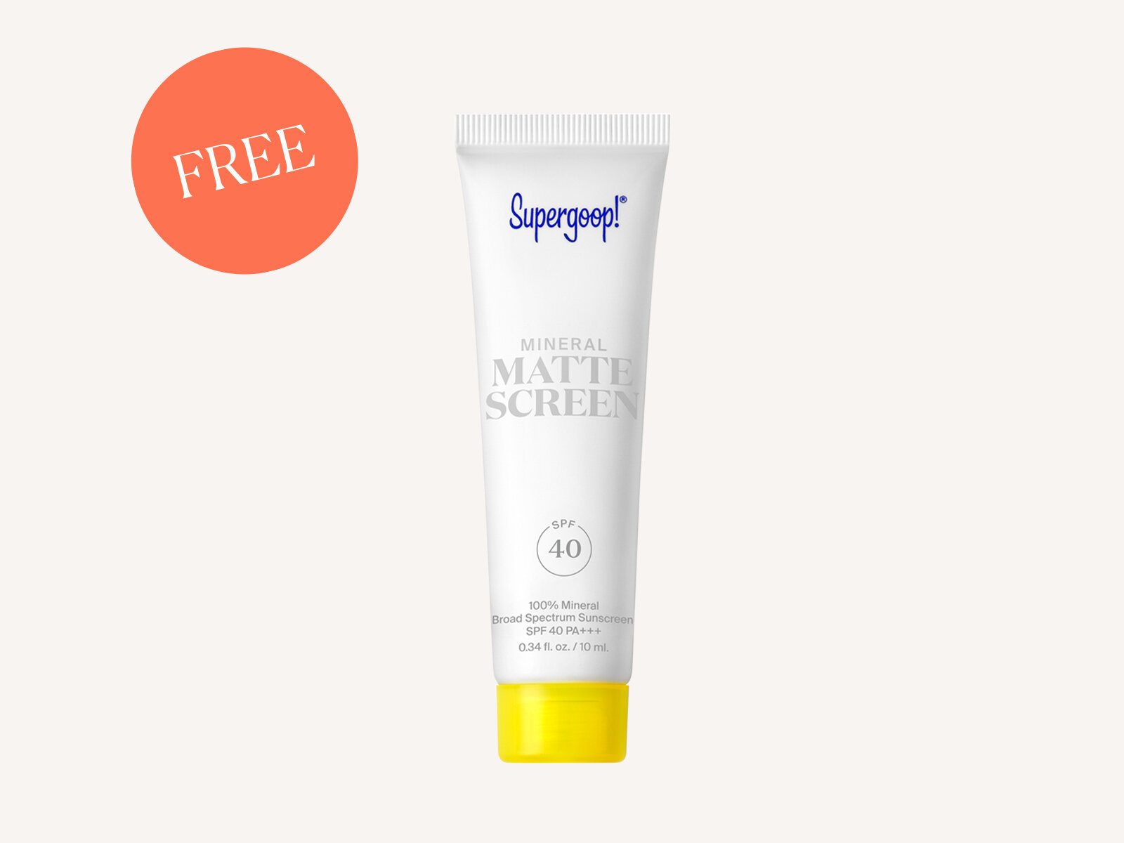 Free gift with your qualifying Supergoop! purchase