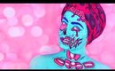 POP ART ZOMBIE / CARTOON ZOMBIE Halloween Makeup  / HalloweenXTRA 9 (2017)