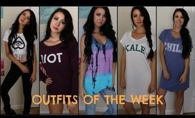 OUTFITS OF THE WEEK | Casual, Fall Fashion for School!